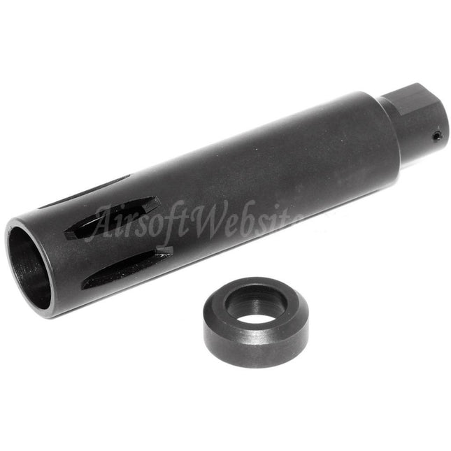 Airsoft Website 113mm XM177 Style M16 Muzzle Brake Flash Hider For -14mm CCW Counter-Clockwise Thread Barrel Rifles Black