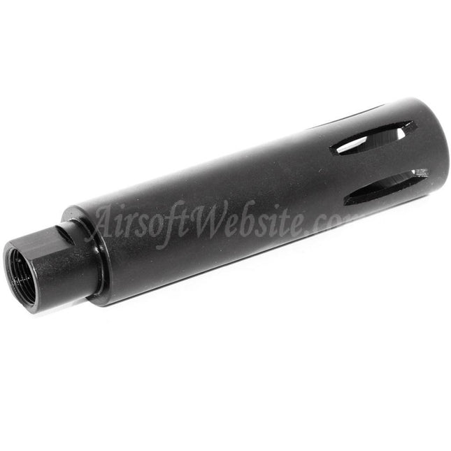 Airsoft Website 113mm XM177 Style M16 Muzzle Brake Flash Hider For -14mm CCW Counter-Clockwise Thread Barrel Rifles Black