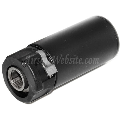 5KU 94mm QD Mini Suppressor Silencer with Flash Hider For -14mm CCW Counter-Clockwise Thread Barrel Rifles Airsoft