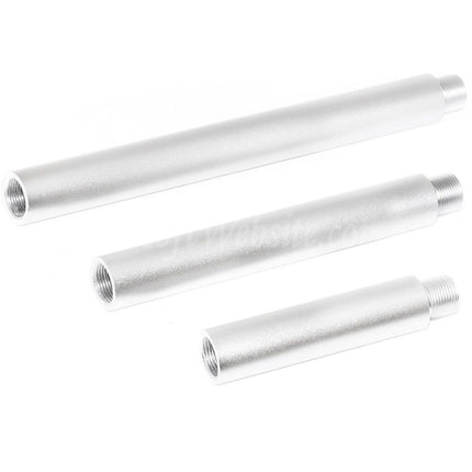 Airsoft Website 3"/3.5" 5"/5.5" 7"/7.5" Aluminium Outer Barrel Extension Tube -14mm CCW Counter-Clockwise Thread AEG GBB Airsoft