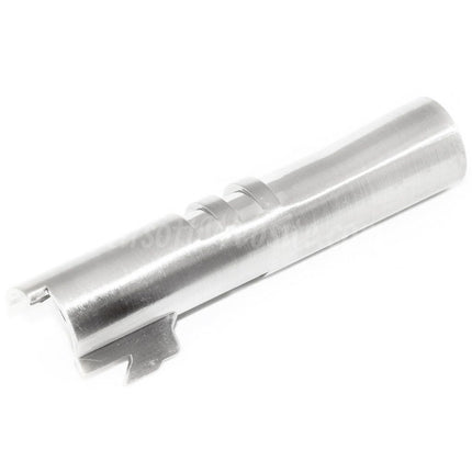 Airsoft Website 85mm/89mm Outer Barrel -12mm CCW Counter-Clockwise For ARMY ARMAMENT R45 Detonics .45 Series GBB Pistols Silver