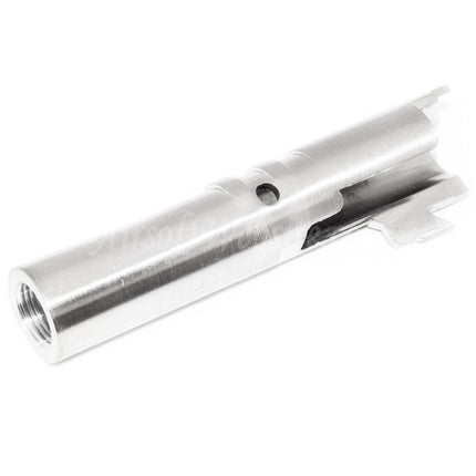 Airsoft Website 85mm/89mm Outer Barrel -12mm CCW Counter-Clockwise For ARMY ARMAMENT R45 Detonics .45 Series GBB Pistols Silver