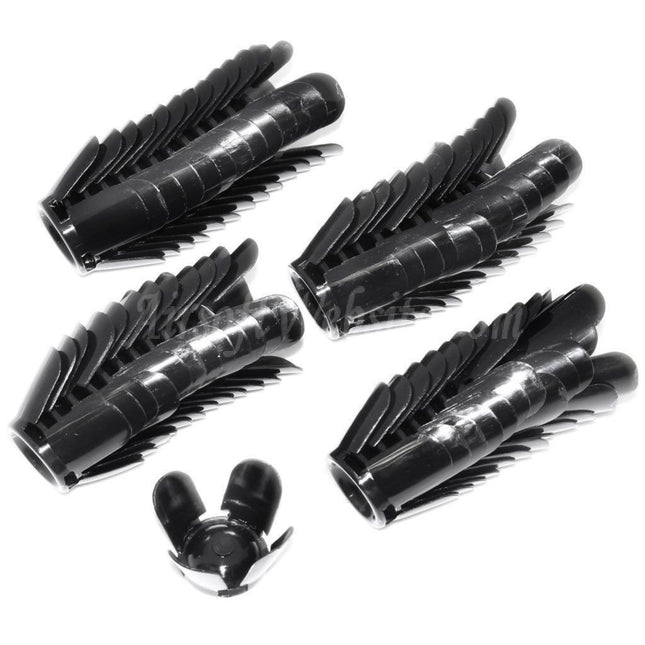 APS 50 pièces de bourre pour cartouches de fusil de chasse APS CAM870, noir