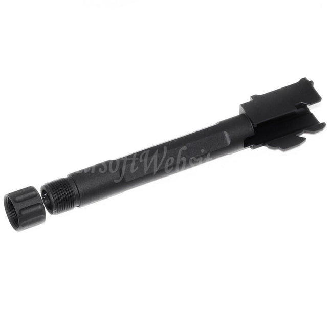 5KU FI 9 MM Style Threaded Outer Barrel -14mm CCW for Tokyo Marui G17 GBB Pistols Airsoft