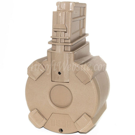 BATTLEAXE 1400rd Sound Control Electric Drum Magazine For G36 Series AEG Rifles Airsoft