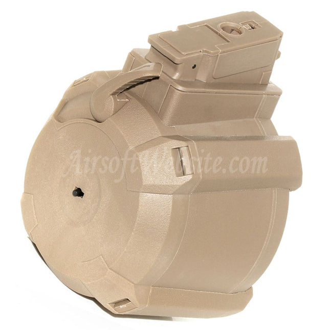 BATTLEAXE 1400rd Electric Drum Magazine For AK Series AEG Rifles Airsoft