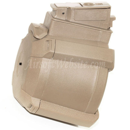 BATTLEAXE 1400rd Sound Control Electric Drum Magazine For AK Series AEG Rifles Airsoft