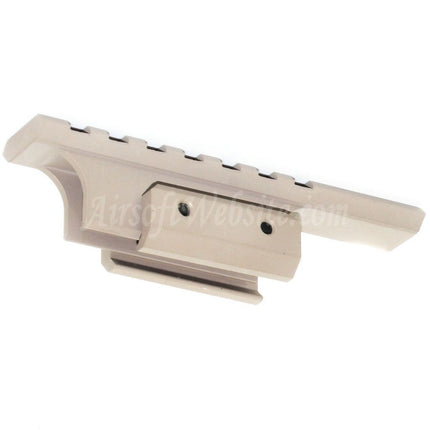 Rail supérieur allongé 5KU B-18U pour fusils GHK LCT Tokyo Marui série AKS74U Airsoft