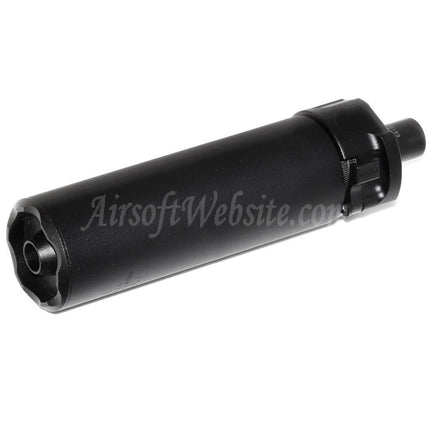Mini silencieux SOCOM46 5KU 133 mm avec cache-flamme pour fusils à canon fileté dans le sens des aiguilles d'une montre +12 mm CW Airsoft