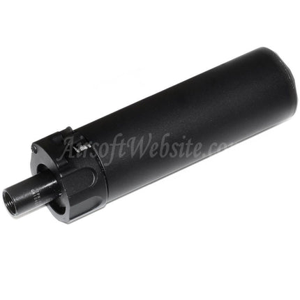 Mini silencieux SOCOM46 5KU 133 mm avec cache-flamme pour fusils à canon fileté dans le sens des aiguilles d'une montre +12 mm CW Airsoft
