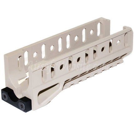 5KU 124mm B-11U Classic Lower Handguard Rail System for LCT GHK CYMA D-Boys E&L Tokyo Marui AKS-74U Series AEG GBB Rifles Airsoft