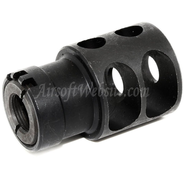 5KU DTK-2 Stil Mündungsbremse Flash Hider Für -14mm CCW Gegen den Uhrzeigersinn Gewinde Lauf Gewehre Airsoft Schwarz