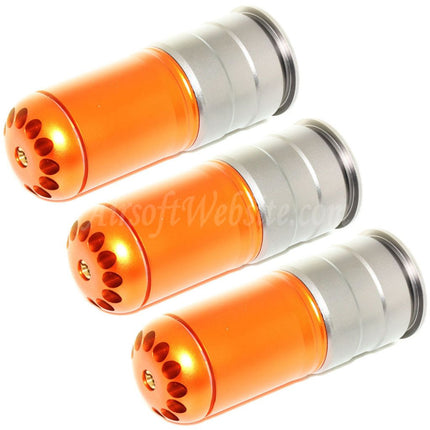 King Arms 3 pièces 120 cartouches de grenade CO2 40 mm version III