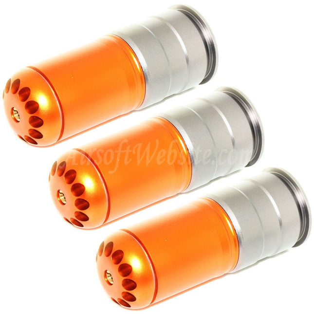 King Arms 3 pièces 120 cartouches de grenade CO2 40 mm version III