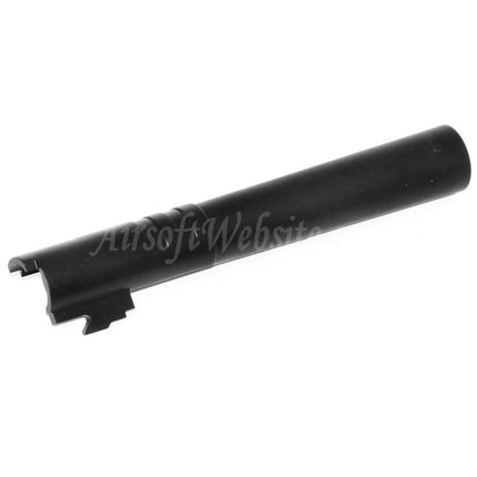 5KU 5" Zoll Edelstahl-Außenlauf +11mm CW für Tokyo Marui Hi-Capa 5.1 GBB Pistolen Airsoft
