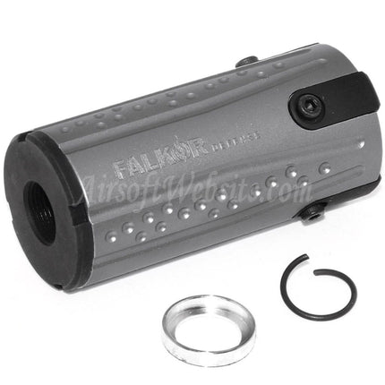 Cache-flamme pour frein de bouche Falkor Defense Blitz Blast Cap, sous licence APS EMG, pour fusils à canon fileté 14 mm CCW et antihoraire Airsoft