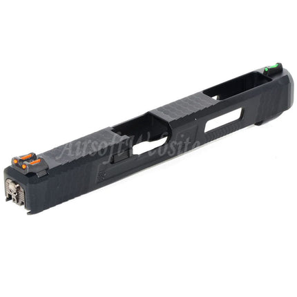 Archives Custom WE (WE-TECH) Outer Barrel Slide Set With Hammer And Front Rear Fiber Optic Sight For WE G34 GBB Pistols Airsoft