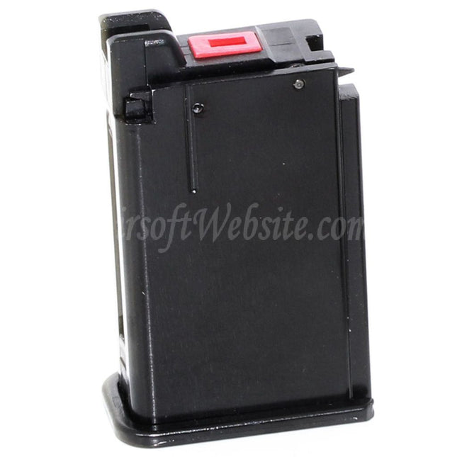 Armorer Works AW Gas Magazine (Long/Short Type) for AW Broomhandle BH WE M712 GBB Pistols Airsoft Black
