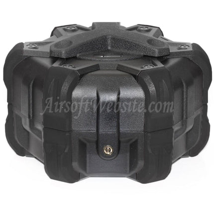 Chargeur à tambour adaptatif à gaz Armorer Works AW Custom 350 cartouches pour fusils GBB WE (WE-TECH) AP APACHE MP5 Series Airsoft