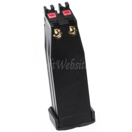 Armorer Works AW 60rd Double Barrel Gas Magazine for AW HX Series Double Barrel Hi-Capa GBB Pistols Airsoft Black