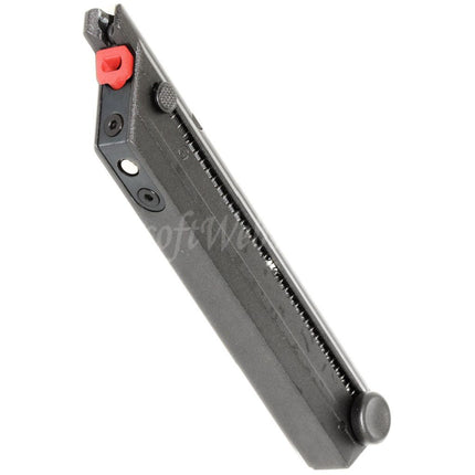Armorer Works AW 15rd Gas Magazine for AW A180 Blaster WE Luger P08 GBB Pistols Airsoft Black