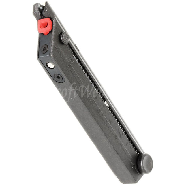 Armorer Works AW 15rd Gas Magazine for AW A180 Blaster WE Luger P08 GBB Pistols Airsoft Black