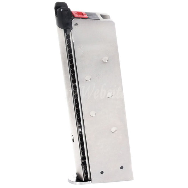 Armorer Works AW 16rd Gas Magazine for EMG SAI Red / AW NE Series / WE Single Stack 1911 Series GBB Pistols Airsoft