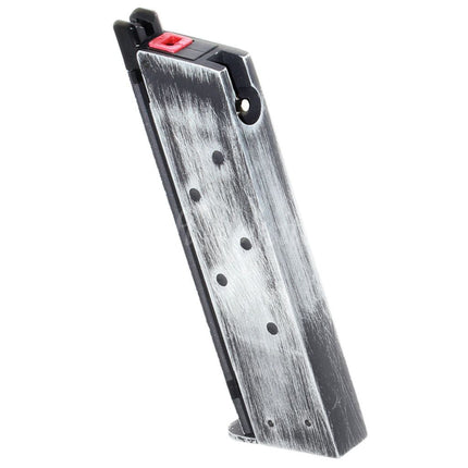 Armorer Works AW 16rd Gas Magazine for EMG SAI Red / AW NE Series / WE Single Stack 1911 Series GBB Pistols Airsoft