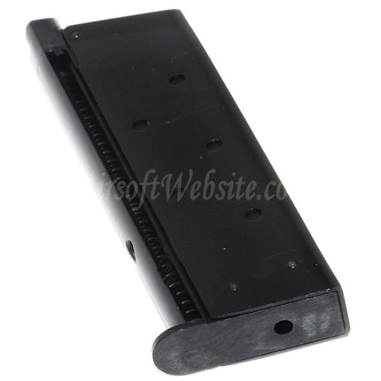 Armorer Works AW 13rd Gas Magazine for AW COMPACT NE10 Series / WE Single Stack Mini 1911 Series GBB Pistols Airsoft Black