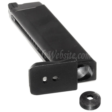 Armorer Works AW 25rd Co2 Magazine for G17 G18C G34 G35 G-Series GBB Pistols Airsoft Black