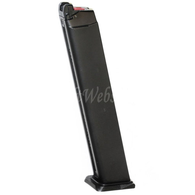 Armorer Works AW 50rd Gas Magazine Long Type for G17 G18C G34 G35 G-Series GBB Pistols Airsoft Black