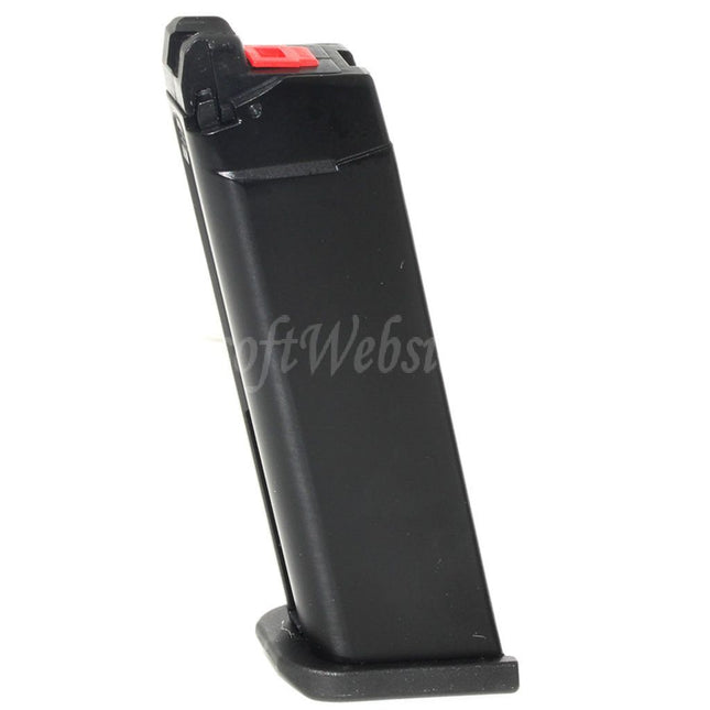 Armorer Works AW 27rd MOS Gas Magazine for Optic Ready Slide Version EMG SAI BLU WE Galaxy AW VX7 VX9 G17 G19 Series GBB Pistols Airsoft Black