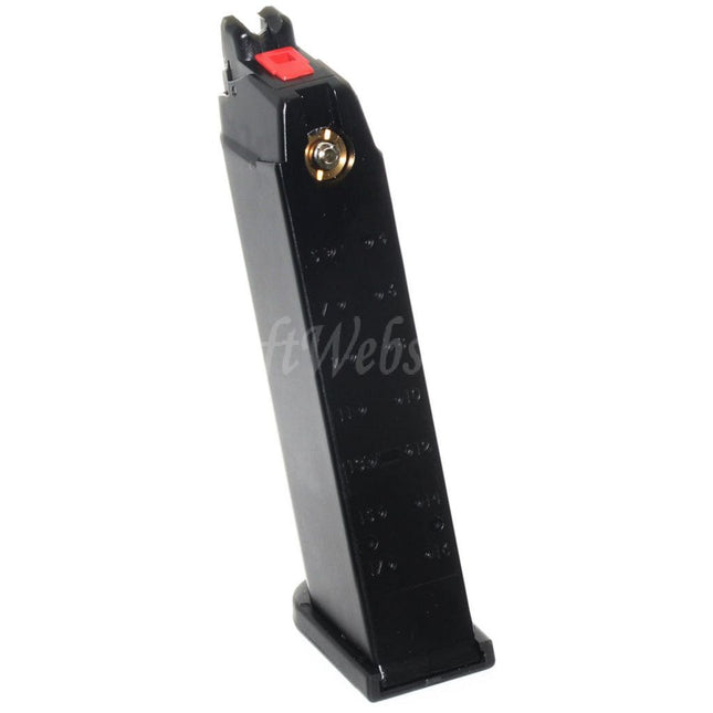 Armorer Works AW 27rd MOS Gas Magazine for Optic Ready Slide Version EMG SAI BLU WE Galaxy AW VX7 VX9 G17 G19 Series GBB Pistols Airsoft Black