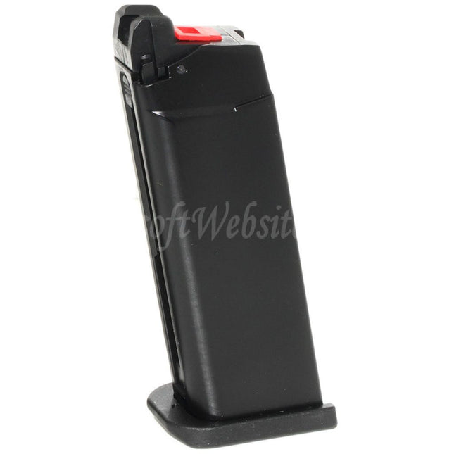 Armorer Works AW 23rd MOS Gas Magazine for Optic Ready Slide Version EMG SAI BLU COMPACT WE AW VX9 G19 Series GBB Pistols Airsoft Black