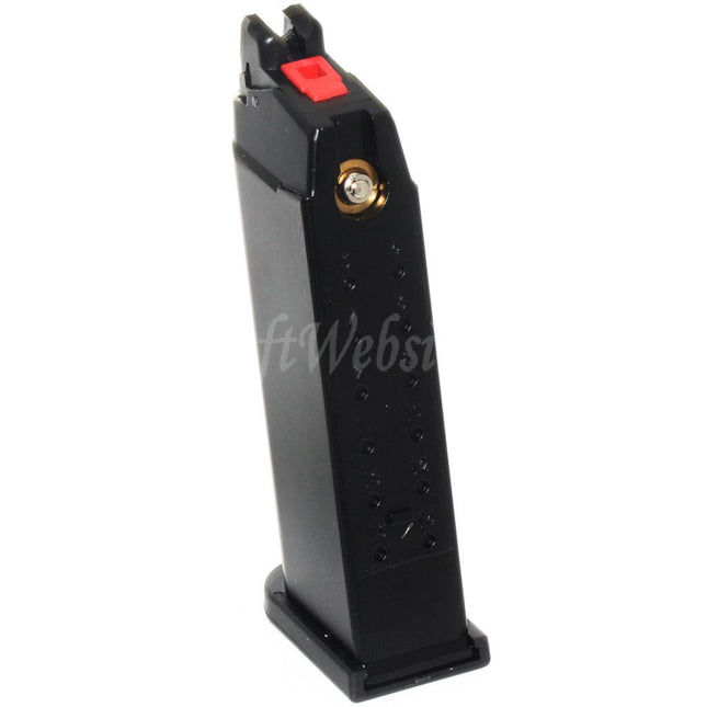 Armorer Works AW 23rd MOS Gas Magazine for Optic Ready Slide Version EMG SAI BLU COMPACT WE AW VX9 G19 Series GBB Pistols Airsoft Black