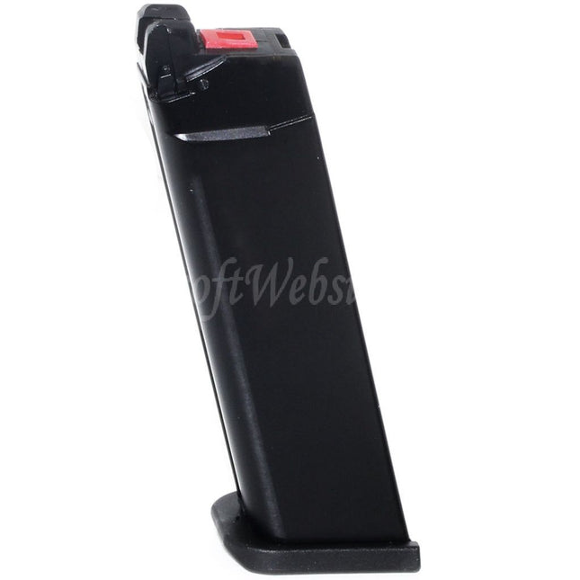 Armorer Works AW 27rd MOS Gas Magazine for Standard Slide Version EMG SAI BLU WE AW VX7 VX9 G17 G19 Series GBB Pistols Airsoft Black