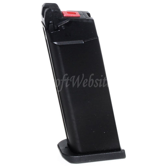Armorer Works AW 23rd MOS Gas Magazine for Standard Slide Version EMG SAI BLU COMPACT WE AW VX9 G19 Series GBB Pistols Airsoft Black