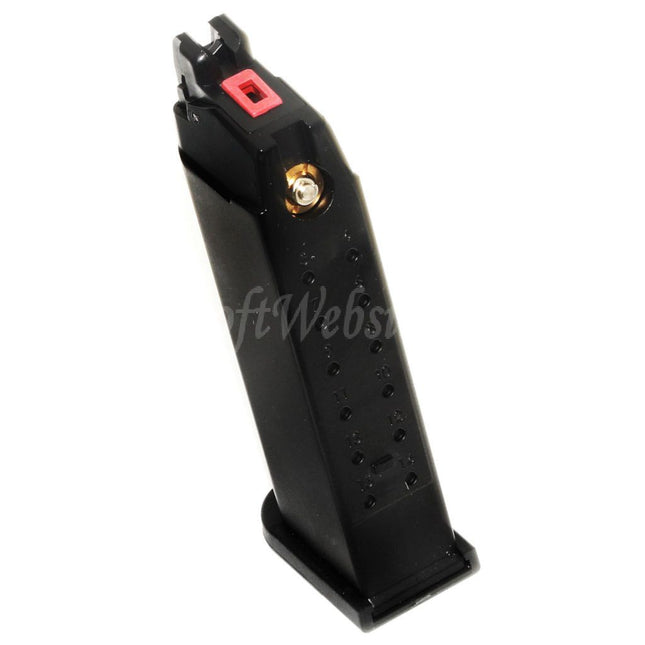 Armorer Works AW 23rd MOS Gas Magazine for Standard Slide Version EMG SAI BLU COMPACT WE AW VX9 G19 Series GBB Pistols Airsoft Black