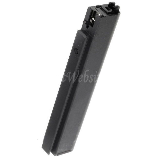 WE (WE-TECH) 50rd Gas Magazine Long Type For CYBERGUN Thompson M1A1 Series GBB SMG Rifles Airsoft Black