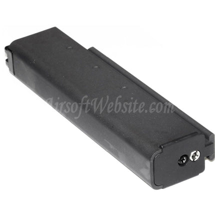 WE (WE-TECH) 30rd Gas Magazine Short Type For CYBERGUN Thompson M1A1 Series GBB SMG Rifles Airsoft Black