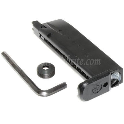 Chargeur CO2 EMG Hudson™ 25 coups pour pistolets GBB EMG Hudson série H9, noir, sous licence