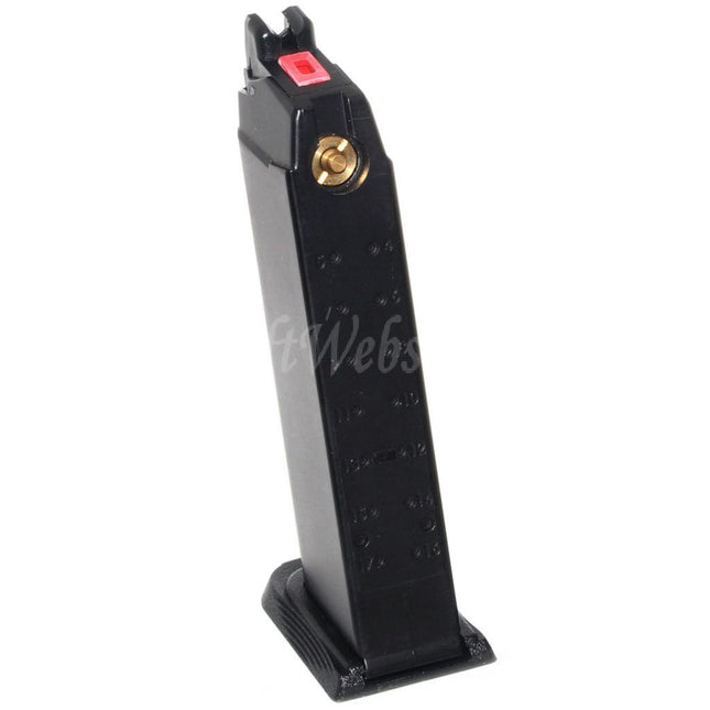 EMG SAI™ BLU 25rd Co2 Magazine for G17 G18C G34 G35 G-Series GBB Pistols Airsoft Black