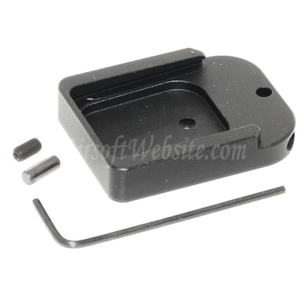 EMG TTI COMBAT MASTER Magazine Base Plate Cover For EMG SAI STI TTI / ARMY / AW / WE / Tokyo Marui Hi-Capa GBB Gas Pistol Magazine Black