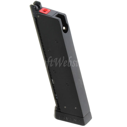 EMG Licensed SAI™ RED 16rd Tactical Gas Magazine for EMG SAI Red / AW NE Series / WE Single Stack 1911 Series GBB Pistols Airsoft Black