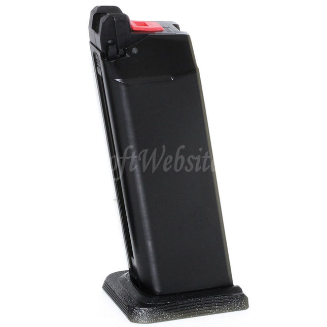 EMG SAI™ BLU 23rd MOS Gas Magazine for Optic Ready Slide Version EMG SAI BLU COMPACT / WE / AW VX9 G19 Series GBB Pistols Airsoft Black