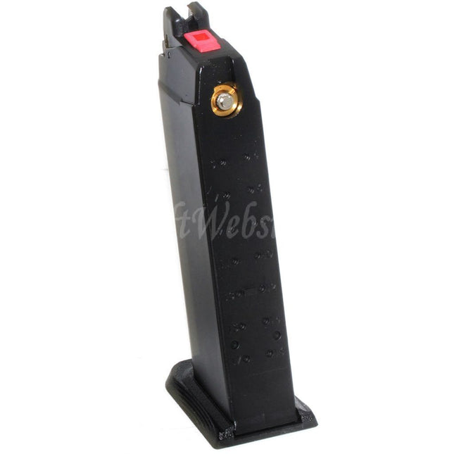 EMG SAI™ BLU 25rd MOS Gas Magazine for Optic Ready Slide Version EMG SAI BLU STANDARD COMPACT / WE Galaxy / AW VX7 VX9 G17 G19 Series GBB Pistols Airsoft Black