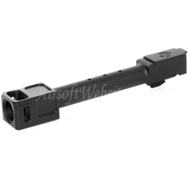 Armorer Works AW VX Outer Barrel Kit with Compensator MOD-2 for AW VX7 Series / EMG SAI BLU Standard / ISSC M22 / Lonewolf / Tokyo Marui / WE G17 G18C GBB Pistols Airsoft