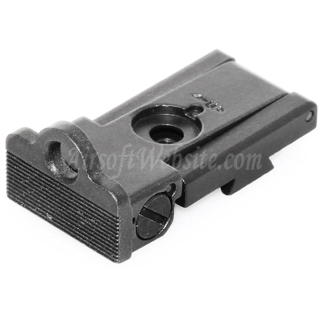 Ensemble de visée arrière Armorer Works AW HX22 avec anneau d'ouverture/fantôme pour pistolets AW WE Tokyo Marui Hi-Capa Series GBB Airsoft Noir