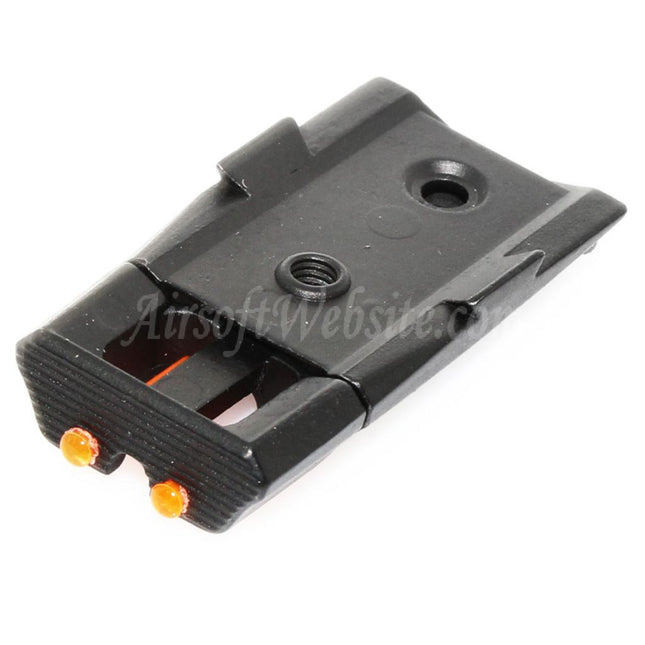 Armorer Works AW HX Fiber Optic Adjustable Rear Sight For AW WE Tokyo Marui Hi-Capa Series GBB Pistols Airsoft