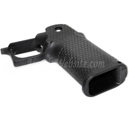 Armorer Works AW HX #2 Hexagon Pistol Grip For EMG AW WE Tokyo Marui Hi-Capa Series GBB Pistols Airsoft Black